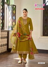 Hansika Vol 4 By Mystic 9 Fancy Fabric Kurti With Bottom Dupatta Online Wholesale